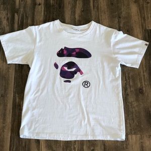 Bape Purple Camo T-shirt